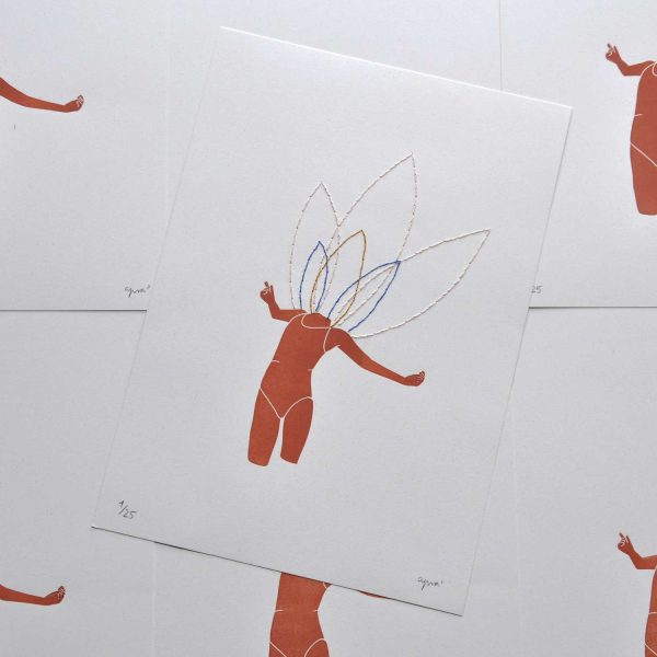 Linogravat Ballarina Brodada - Cambré - Image 6